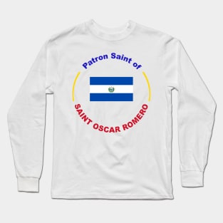 EL SALVADOR PATRON SAINT Long Sleeve T-Shirt